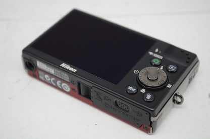美品 Nikon ニコン COOLPIX S640 コンパクトデジタルカメラ レッド 251009i