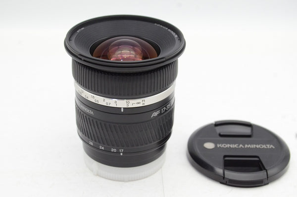 良品 Konica Minolta コニカミノルタ AF 17-35mm F2.8-4D SONY αマウント ズームレンズ 241003d