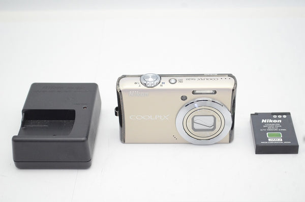 良品 Nikon ニコン COOLPIX S620 コンパクトデジタルカメラ パールホワイト 250428n