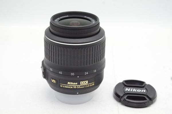 美品 Nikon ニコン AF-S DX NIKKOR 18-55mm F3.5-5.6G VR APS-C ズームレンズ 241003o