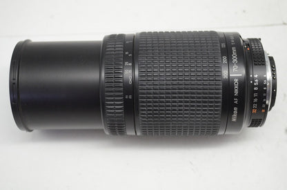 良品 Nikon ニコン AF NIKKOR ED 70-300mm F4-5.6D ズームレンズ 251009u