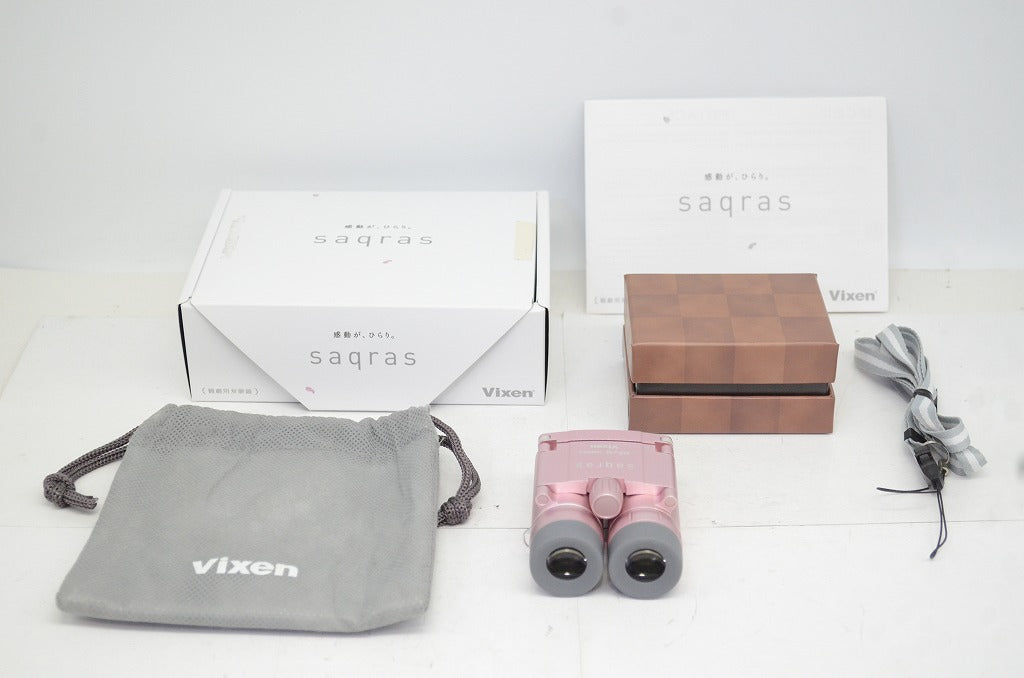 美品 Vixen ビクセン 双眼鏡 Saqras サクラス H6×16 元箱付 251008o