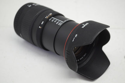 SIGMA シグマ 18-200mm F3.5-6.3 DC Canon キヤノン EFマウント APS-C ズームレンズ フード付 251010i