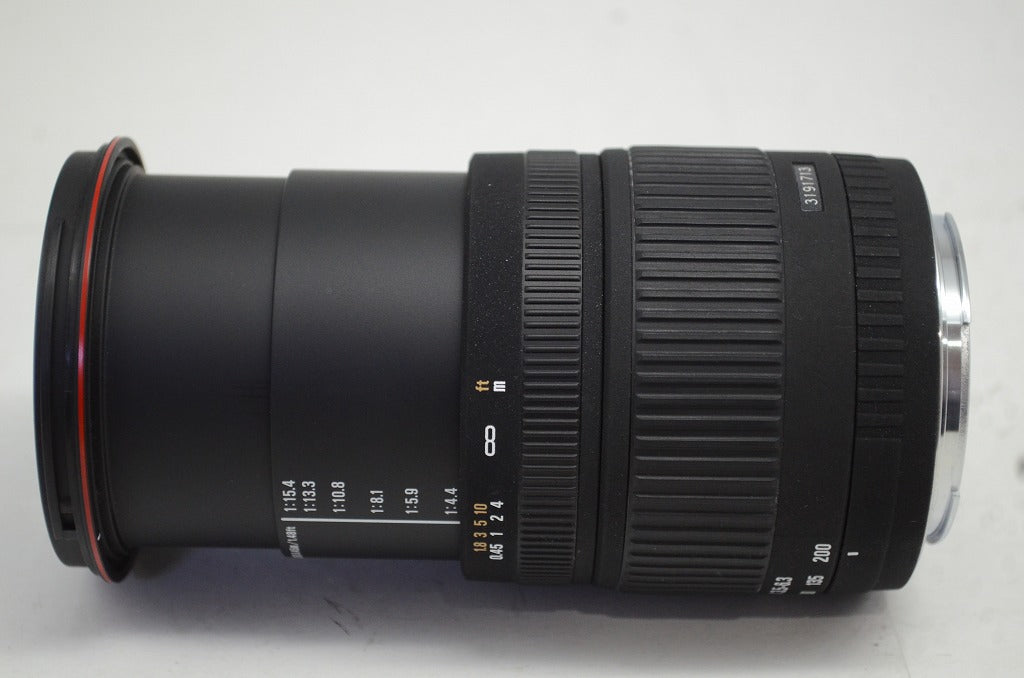 SIGMA シグマ 18-200mm F3.5-6.3 DC Canon キヤノン EFマウント APS-C ズームレンズ フード付 251010i