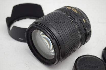 Nikon ニコン AF-S DX NIKKOR 18-105mm F3.5-5.6G ED VR ズームレンズ フード ポーチ付 251009w