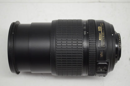 Nikon ニコン AF-S DX NIKKOR 18-105mm F3.5-5.6G ED VR ズームレンズ フード ポーチ付 251009w