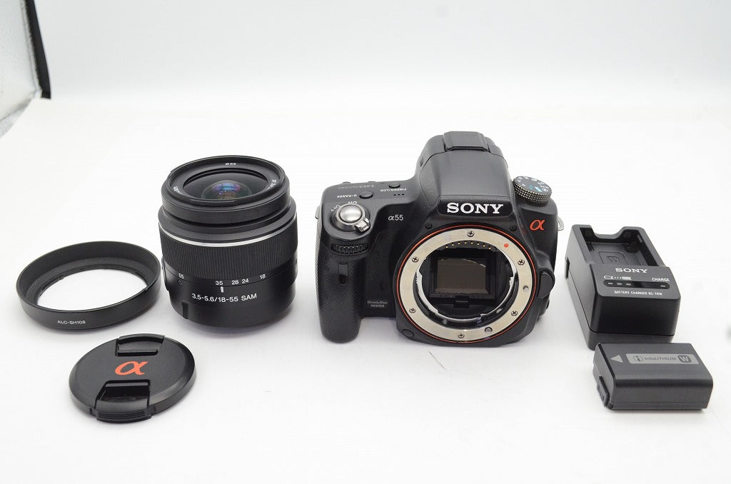 良品 SONY ソニー α55 SLT-A55VL ズームレンズキット デジタル