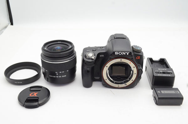 良品 SONY ソニー α55 SLT-A55VL ズームレンズキット デジタルカメラ 250427w