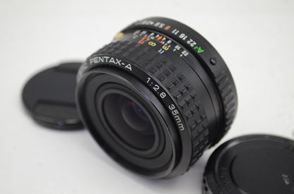 美品 ペンタックス SMC PENTAX-A 35mm F2.8 Kマウント 単焦点レンズ 251010o