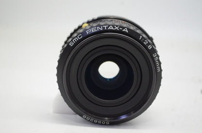 美品 ペンタックス SMC PENTAX-A 35mm F2.8 Kマウント 単焦点レンズ 251010o
