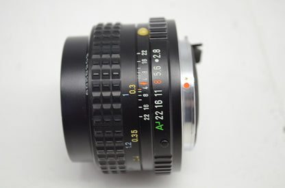 美品 ペンタックス SMC PENTAX-A 35mm F2.8 Kマウント 単焦点レンズ 251010o