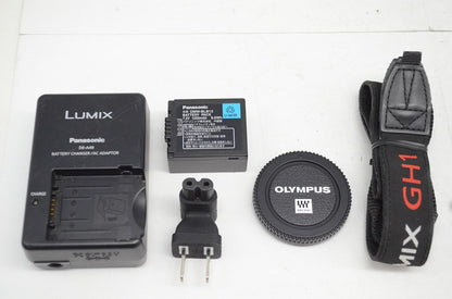 美品 Panasonic パナソニック LUMIX DMC-GH1 ボディ ミラーレス一眼カメラ ブラック 251010l