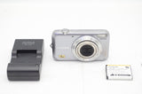 美品 FUJIFILM フジフィルム FinePix JX180 コンパクトデジタルカメラ シルバー 241007j