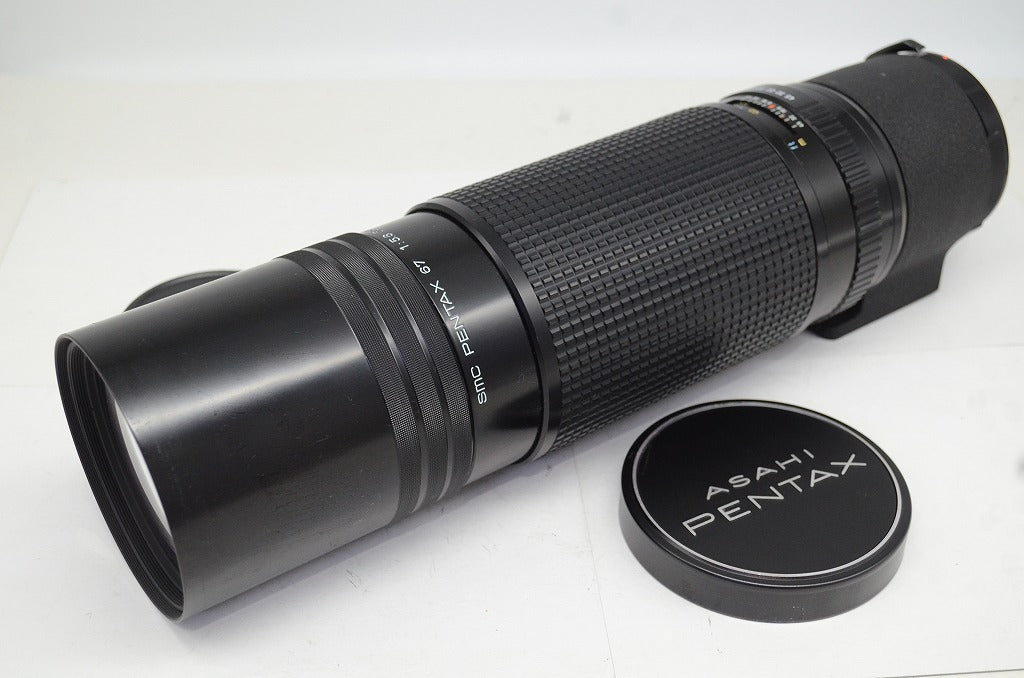 良品 ペンタックス smc PENTAX 67 500mm F5.6 中判レンズ MF  ケース付 251015u