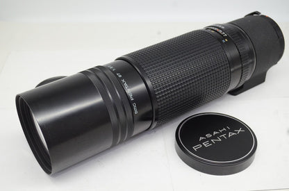 良品 ペンタックス smc PENTAX 67 500mm F5.6 中判レンズ MF  ケース付 251015u