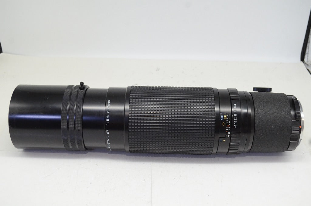 良品 ペンタックス smc PENTAX 67 500mm F5.6 中判レンズ MF  ケース付 251015u