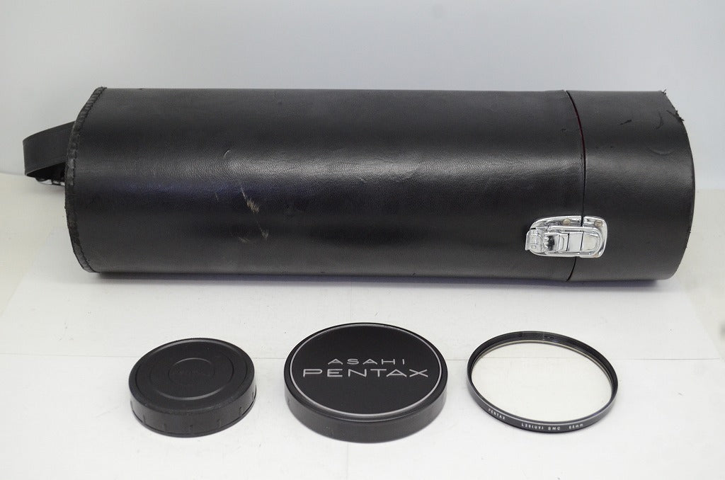良品 ペンタックス smc PENTAX 67 500mm F5.6 中判レンズ MF  ケース付 251015u