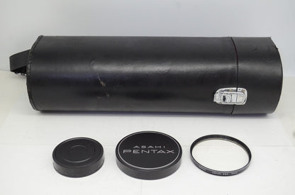 良品 ペンタックス smc PENTAX 67 500mm F5.6 中判レンズ MF  ケース付 251015u