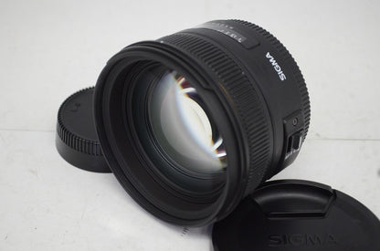 良品 SIGMA シグマ 50mm F1.4 EX DG HSM Nikon ニコン Fマウント 単焦点レンズ フード付 251011c