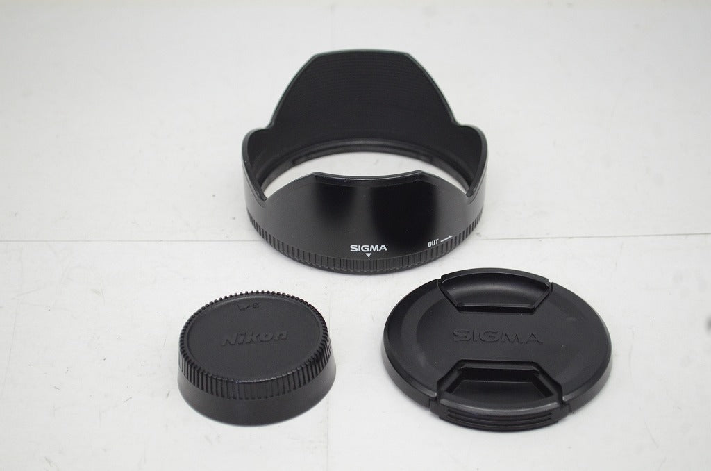 良品 SIGMA シグマ 50mm F1.4 EX DG HSM Nikon ニコン Fマウント 単焦点レンズ フード付 251011c