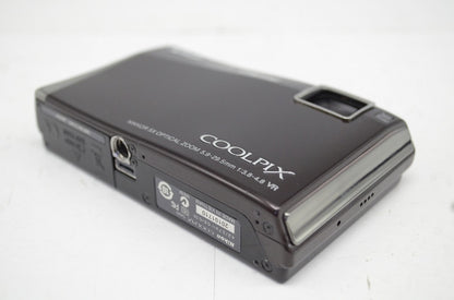 Nikon ニコン COOLPIX S60 コンパクトデジタルカメラ パープリッシュブラック 251008w