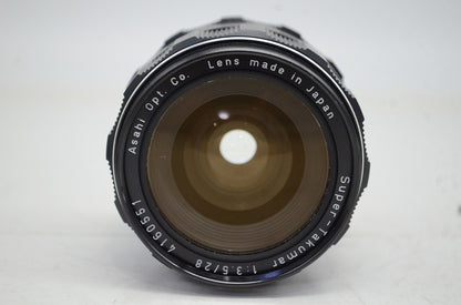 美品 PENTAX ペンタックス Super Takumar 28mm F3.5 M42マウント 単焦点レンズ 251010v