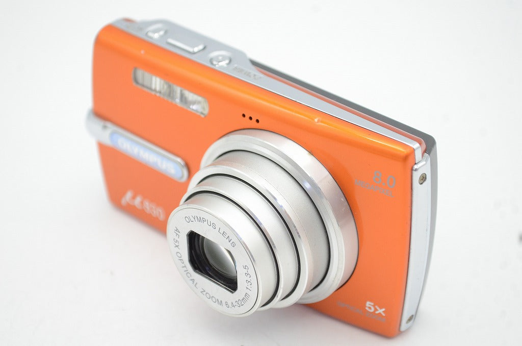 良品 OLYMPUS オリンパス μ830 コンパクトデジタルカメラ パーシモンオレンジ 250510m【アルプスカメラ】
