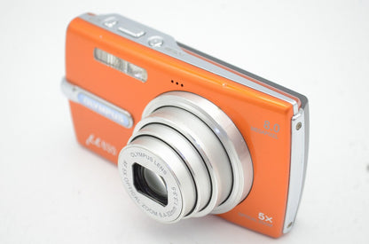 良品 OLYMPUS オリンパス μ830 コンパクトデジタルカメラ パーシモンオレンジ 250510m【アルプスカメラ】