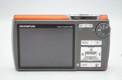 良品 OLYMPUS オリンパス μ830 コンパクトデジタルカメラ パーシモンオレンジ 250510m【アルプスカメラ】