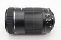 美品 Canon キヤノン EF-S 55-250mm F4-5.6 IS STM ズームレンズ APS-C 元箱付 241010aa