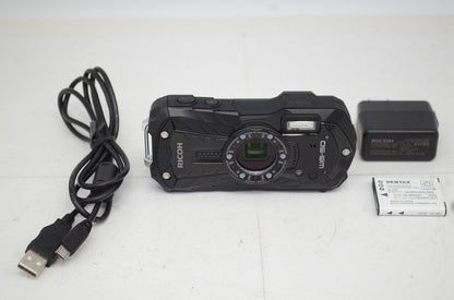 良品 RICOH リコー WG-50 コンパクトデジタルカメラ ブラック 251013i