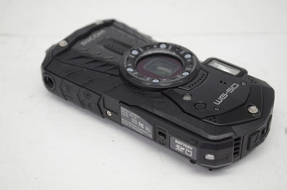 良品 RICOH リコー WG-50 コンパクトデジタルカメラ ブラック 251013i