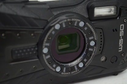 良品 RICOH リコー WG-50 コンパクトデジタルカメラ ブラック 251013i