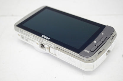 良品 Nikon ニコン COOLPIX S800c ホワイト コンパクトデジタルカメラ 元箱付 251010y