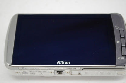 良品 Nikon ニコン COOLPIX S800c ホワイト コンパクトデジタルカメラ 元箱付 251010y