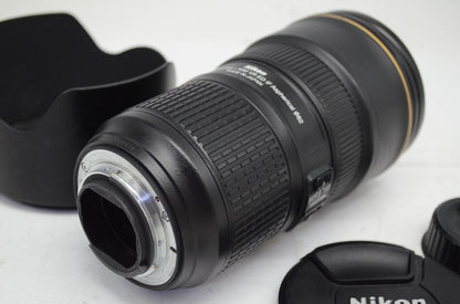 Nikon ニコン AF-S NIKKOR 24-70mm F2.8E ED VR ズームレンズ フルサイズ フード付 251017e