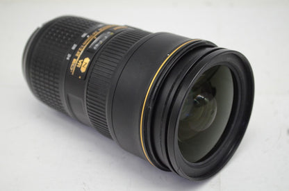 Nikon ニコン AF-S NIKKOR 24-70mm F2.8E ED VR ズームレンズ フルサイズ フード付 251017e