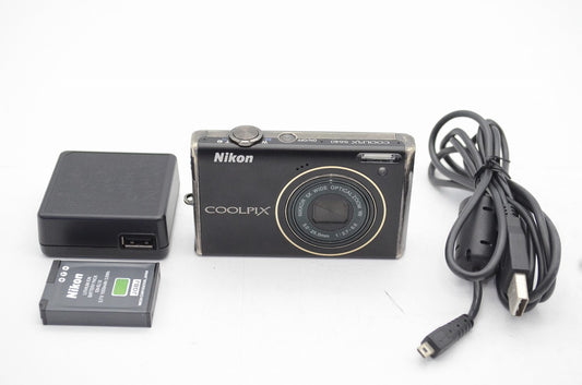 Nikon ニコン COOLPIX S640 コンパクトデジタルカメラ ディープブラック 250509n