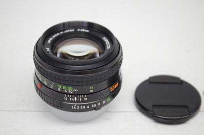 良品 MINOLTA ミノルタ MD ROKKOR 50mm F1.4 MD/SRマウント 単焦点レンズ 251011e