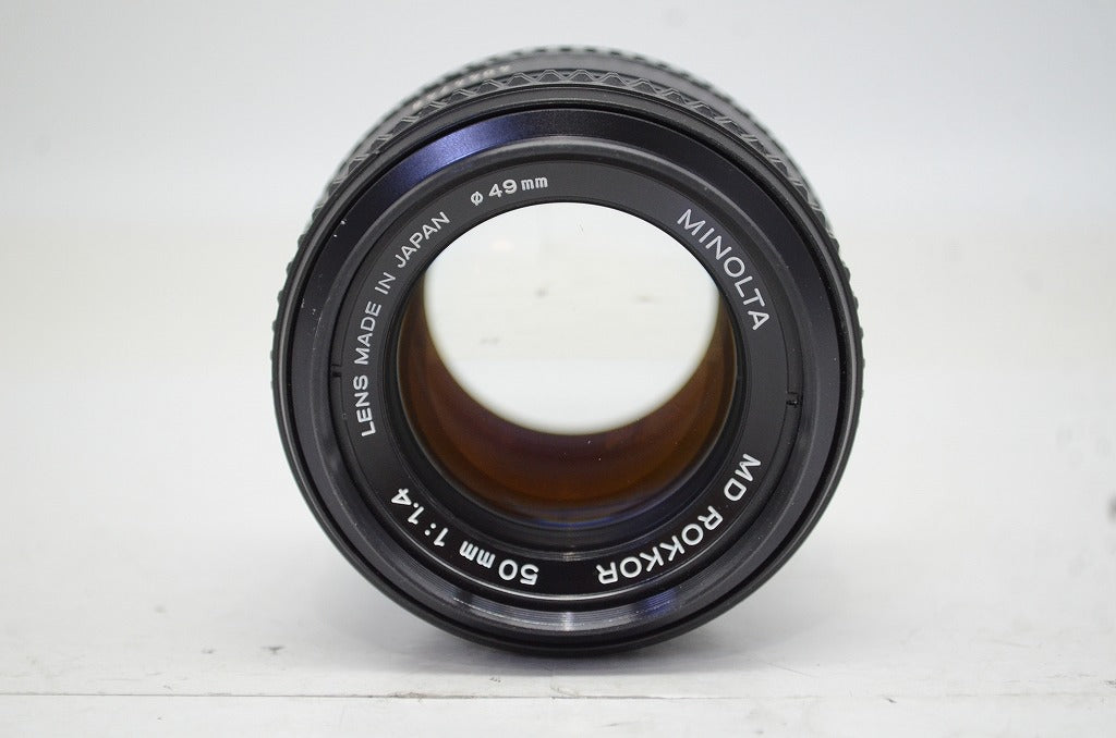 良品 MINOLTA ミノルタ MD ROKKOR 50mm F1.4 MD/SRマウント 単焦点レンズ 251011e