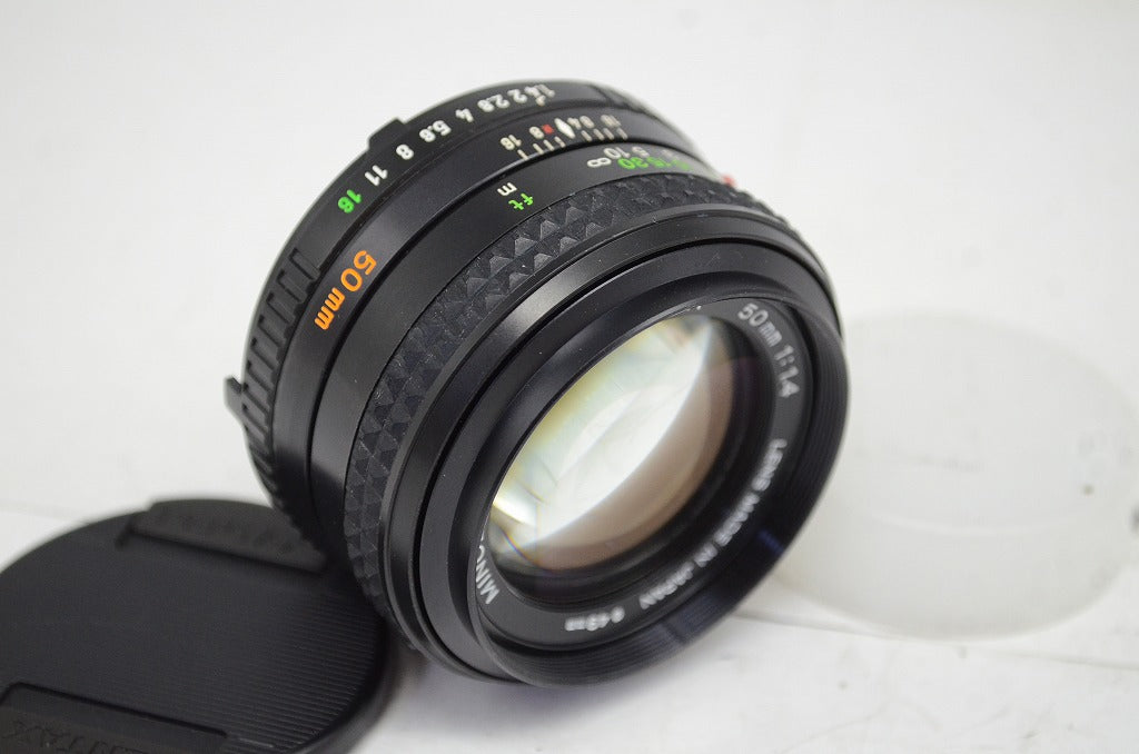 良品 MINOLTA ミノルタ MD ROKKOR 50mm F1.4 MD/SRマウント 単焦点レンズ 251011e