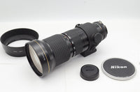 良品 Nikon ニコン Ai-S Zoom Nikkor ED 50-300mm F4.5 ズームレンズ フード付 241018p