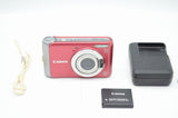 良品 Canon キヤノン PowerShot A3100 IS コンパクトデジタルカメラ レッド 241023an