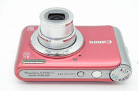 良品 Canon キヤノン PowerShot A3100 IS コンパクトデジタルカメラ レッド 241023an