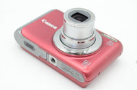 良品 Canon キヤノン PowerShot A3100 IS コンパクトデジタルカメラ レッド 241023an