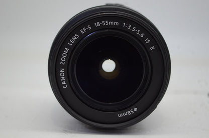 訳あり品 Canon キヤノン EF-S 18-55mm F3.5-5.6 IS II APS-C ズームレンズ 251016ab