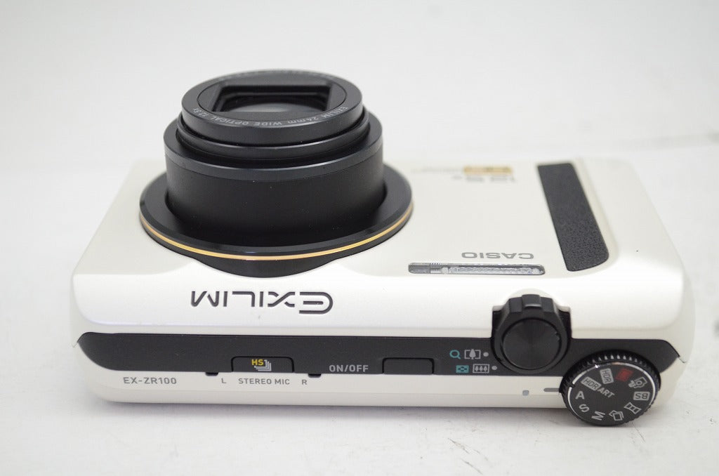 CASIO EXILIM EX-ZR100　ホワイト　デジタルカメラ CASIO コンパクトデジタルカメラ EXILIM EX-ZR100 Amazon.com : Casio
