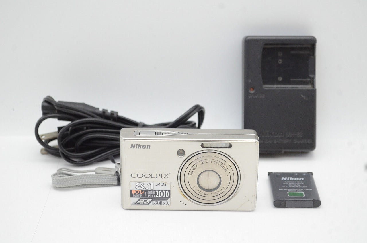 訳あり品 Nikon ニコン COOLPIX S510 コンパクトデジタルカメラ シルバー 250521d