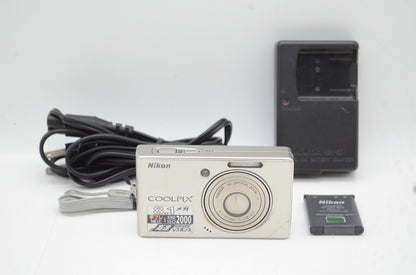 訳あり品 Nikon ニコン COOLPIX S510 コンパクトデジタルカメラ シルバー 250521d