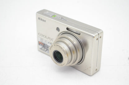 訳あり品 Nikon ニコン COOLPIX S510 コンパクトデジタルカメラ シルバー 250521d